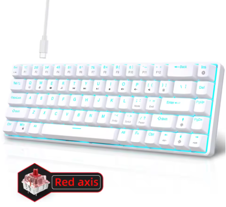 White Gaming Mechanical keyboard (65%)